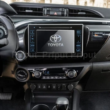 Automobilių Apsaugos Grūdintas Stiklas Ekrano Lipdukas Toyota Hilux 2019 7 colių colių automobilinis gps Navigacija radijo