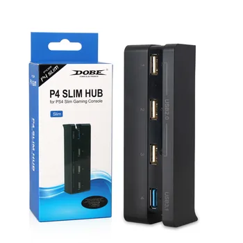 4 Uostų PS4 Slim Išplėsti USB Adapteris, skirtas Žaisti Stoties 4 Slim Žaidimų Konsolės USB HUB 3.0 High Speed & USB 2.0 Prievadas, skirtas Playstation 4