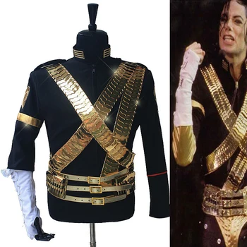 Retas MJ Michael Jackson Klasikinis UOGIENE Striukė & Metalas, Pilnas Komplektas Kulka Punk Lygiai tas Pats Aukšta Surinkimo Helovinas Kostiumų Šou Dovana