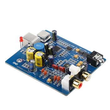 Mini USB Dekoderis Valdybos ES9028K2M+SA9023 Karščiavimas Audio DAC Garso Kortelę Dekodavimo Modulį 