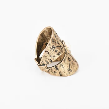 Moterų Derliaus Sąnario Piršto Žiedą, Antikos Aukso Spalva Platus Bohemijos Midi Žiedas Moterų Papuošalai