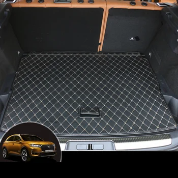 2017 odos automobilio bagažo skyriaus kilimėlis linijinių krovinių už citroen ds7 2018 2019 2020 kilimų reikmenys, interjero crossback