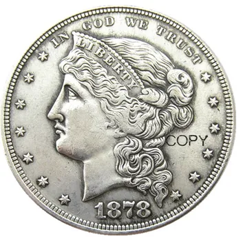 JAV 1878 $ Libery Doleris Modelius Sidabro Padengtą Kopijuoti Monetos