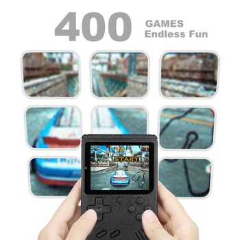 400 1 Nešiojamų Žaidimų Konsolės Berniukas Nešiojamą Žaislas Klasikinis Retro Delninis Žaidimų Konsolės 8-bitų Gameboy 3.0 Colių LCD Ekraną, Paramą TV