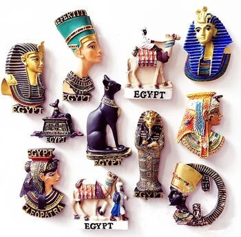 Egipto Faraono Paslaptis, Pasirašyti 3D Šaldytuvas Magnetai Turizmo Suvenyrai, Šaldytuvas Magnetiniai Lipdukai Namų Decortion