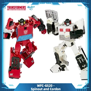 Hasbro Transformers Kartų Pasirenka Deluxe WFC-GS20 Kordono ir Autobot Spin-Out 2-Pack Žaislų, Dovanų F0854