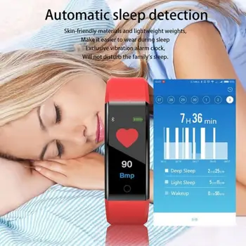 115Plus Vyrų Smart Watch Moterų Pedometer Fitneso Smartwatch Skambučių Priminimas Sveikatos Širdies ritmo Monitorius 