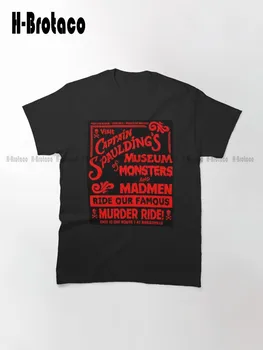 Velniai Atmeta Rob Zombie Kapitonas Spaulding Filmą Klasikiniai Marškinėliai Užsakymą Marškinėliai Medvilnės Lauko Paprasta Vintag Atsitiktinis Tee Marškinėliai