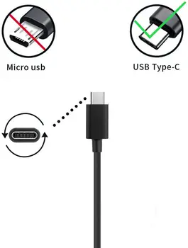 USB C AC Įkroviklis Tinka JBL Mokestis 4, Flip 5, Impulso 4, Jr Pop Garsiakalbis, Ištvermės Piko Bevielės Ausinės Bluetooth Garsiakalbiai