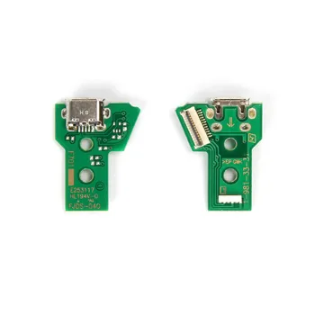 1Pc USB Įkrovimo lizdas kištukinis Lizdas Valdybos 12 Pin Kabelis JDS-040 Sony PS4 Pro 5-os Kartos DualShock 4 Priedų Pakeitimo
