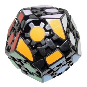 Lanlan Dodecahedron Magijos Kubo Galvosūkį IQ Smegenų Greitis Dėlionės, žaislų mokymasis ir švietimas cubo magico personalizado Game cube žaislai