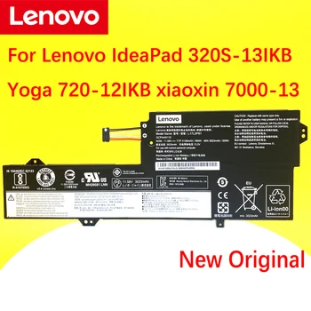 NAUJI Originalus Lenovo IdeaPad 320S-13IKB Jogos 720-12IKB xiaoxin 7000-13 L17L3P61 L17C3P61 L17M3P61 Nešiojamas Baterija