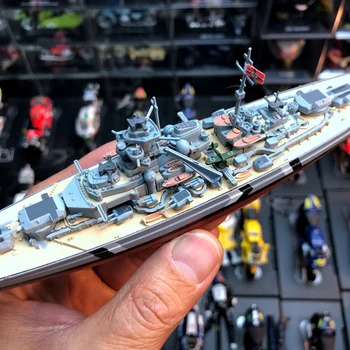 Vokietijos Bismarkas šarvuotis, karo antrojo pasaulinio KARO laivo karinių statinių baigė laivo modelis