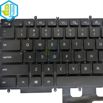 RGB Apšvietimu MUMS nešiojamojo kompiuterio klaviatūra Dell G7 15 7500 G7-7500 2020 012PWM 12PWM NSK-QTCBU anglų spalvinga klaviatūros apšvietimas