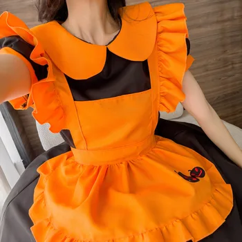 Helovinas Moliūgų Vampyro Gpgb Kostiumas, Cosplay Kostiumų Orange Lolita Tarnaitė Kostiumai Ponios Animacija Rodo Suknelė
