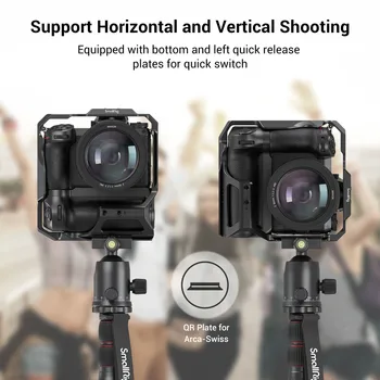SmallRig Kamera Narve Nikon Z 6II / Z 7II su MB-N11 Baterijos Rankena Apačioje Arca-Swiss Greito Atleidimo Plokštė DJI RS 2/RSC 2