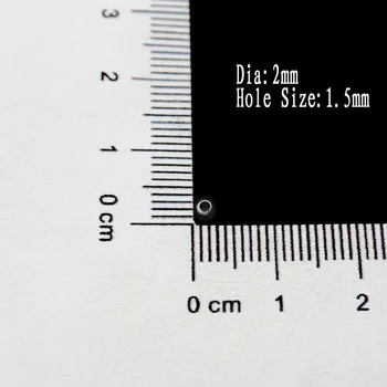 2mm 2g(100vnt) Rodis Fiksavimo Pabaigos Užsegimas Karoliukai Kepurės Papuošalai Išvados dėl 