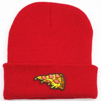 Pica siuvinėjimas Medvilnės Tirštėti megzti skrybėlę žiemą šiltą kepurę Skullies bžūp beanie skrybėlių vyrų ir moterų 145