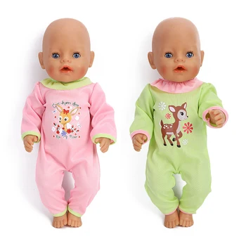 2022 Naujos Lėlės Drabužius 17 colių Baby Doll 40-43cm Lėlės Drabužių Priedai