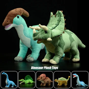 Surper Mielas Pentaceratops Minkšti Kimštiniai Pliušinis Žaislas Modeliavimas Mėlyna Dinozaurų Lėlės Modelį Realiame Gyvenime Triceratopsas Lėlės, Papuošalai, Dovanos