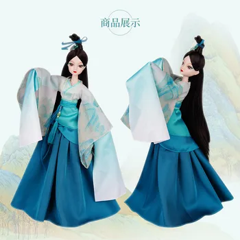 Naujas atvykimo Kinų princesė lėlės #9131 tradional drabužiai