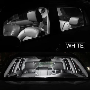 15vnt Super Šviesus Canbus Baltas Automobilis LED Lemputės Interjero Rinkinys 2009-2013 M. M. M. 