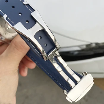 20mm 21mm Gumos, Silikono Dirželis Žiūrėti Vandeniui Watchband už IWC Ženklas LE PETIT PRINCE Didelis PILOTAS Spitfire Bracelete Priedai