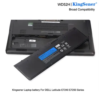 KingSener Naujas WD52H VFV59 45WH 52WH Nešiojamas Baterija DELL Latitude E7240 E7250 Serijos W57CV 0W57CV GVD76