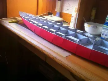 1:200 Masto 80CM Japonijos karo laivas Nagato Laivo antrojo pasaulinio KARO 3D Popieriniai Komplektas Rankų darbo Žaislas 