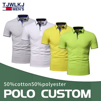 2022 m. Vasaros Naujo Dizaino Mens trumpomis Rankovėmis Polo Marškinėliai Atsitiktinis Polo verslo žmogus Vyrų Drabužiai Atvartas Viršūnės S-4XL Kontrasto spalvas