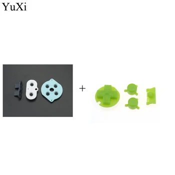 YuXi Pakeitimo Mygtukus Nustatyti, Pakeisti Gameboy Pocket GBP On Off Mygtuką, AB Mygtukai D Pagalvėlės ir Gumos Laidžios Mygtuką