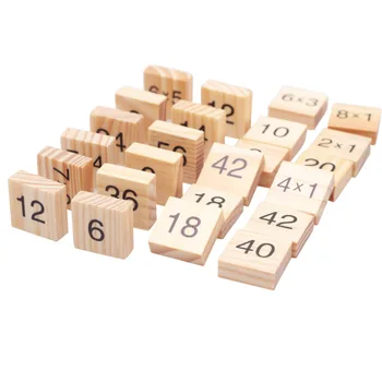 Medinis Skaitmeninis Valdybos Daugybos Lentelė Švietimo Matematikos Žaislai Domino Vaikų Ikimokyklinio Mokymo Skaičiavimo ir Krovimas Valdyba