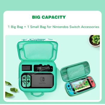 Naujausias Nitendo Pereiti Žaidimą Priedų Rinkinys Deluxe Didelės Talpos Maišelį Mielas lagaminas talpinimo Nintendo Konsolės Jungiklis