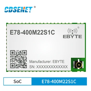 CDSENET ASR6601 LoRa Modulis 433MHz 22dBm Bevielio ryšio Modulis SX1262 SMD IPEX Antenos 6km tolimojo E78-400M22S1C