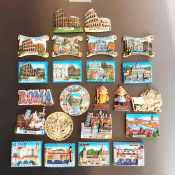 QIQIPP Europa, Italija, Ispanija, kelionių atminimo amatų magnetas šaldytuvas magnetas