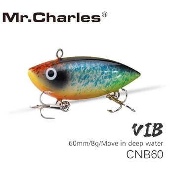 P. Charles CNB60 žvejybos masalas 60mm/8g aukštos kokybės VIB sunku masalas juda paviršiaus Žvejybos Reikmenys