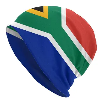 Pietų Afrikos Springboks Vėliavos Skullies Beanies Skrybėlę Derliaus Gatvės Vyrai Moterys Kepurės Suaugusiųjų Šiltas Dual-naudoti variklio Dangčio Mezgimo Skrybėlės