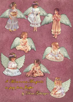 8pcs angel baby Lipdukai Amatų Ir Scrapbooking lipdukai vaikams, žaislai, knygos, Dekoratyvinis lipdukas 
