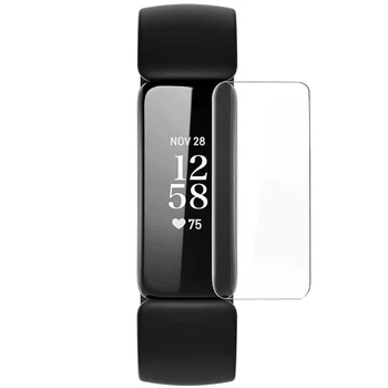 5vnt Minkštos TPU Aišku, Apsauginė Plėvelė Fitbit Inspire 2 Smart Apyrankė Screen Protector Cover inspire2 Smartband Apsauga