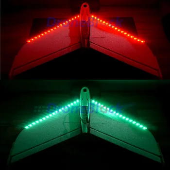 Fiksuoto Sparno LED Šviesos Juostelės RC Lėktuvas Sparno Plokštumos Drone AR Sparno ZOHD Talon Orbitoje Skyhunter Orlaivių