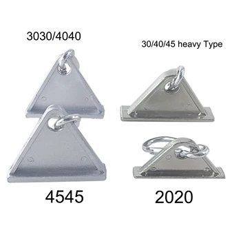 5vnt Metalo Aliuminio Lydinio Pakaba Kablys, Apkaba laikiklis 3030 2020 4040 4545 Aliuminio profilis
