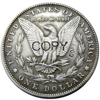 HB(34)MUS Valkata 1921 Morgan Doleris Sidabro Padengtą Kopijuoti Monetas