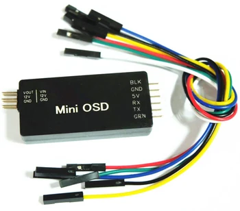 MinimOSD mini osd Suderinama CRIUS MAVLink-OSD V2.0 ATMEGA328P Mikrovaldiklis APM2.8 2.6 PX4 PIX MWC skrydžio duomenų valdytojas