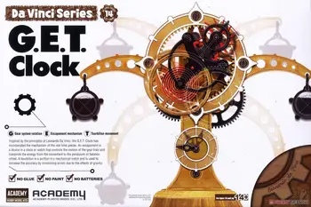 Akademijos 18185 Da Vinčio Išradimų serijos G. E. T. Laikrodis (Plastikinis modelis)