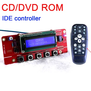 CD/DVD ROM IDE optinis įrenginys valdiklio plokštės, Garso Grotuvas ROM Turntable + NUOTOLINIO valdymo pulto LCD Skaitmeninis Ekranas