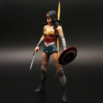 DC Veiksmų Skaičius, Wonder Woman Samurajus, Green Lantern, Sąnarių Kilnojamojo 6-colių Modelis Ornamentu Žaislai, Dovanos Vaikams