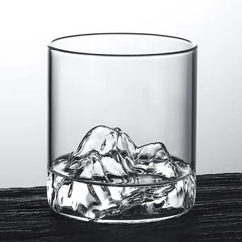 Japonijos Fudži Stiklo Taurės Karščiui Atsparaus Arbatos Puodelio Skaidrus Vanduo, Viskis, Alus Stiklo Vyno Taure Tibeto Kalnų Taurė
