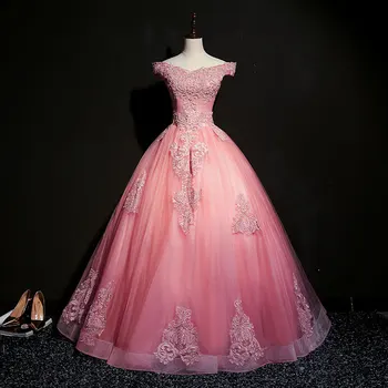 Quinceanera Suknelę 2021 Gryffon Prabangos Šalis Promenadzie Suknelė Elegantiškas Nuo Peties Senovinių Nėrinių Siuvinėjimo Quinceanera Suknelės