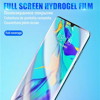 Priekiniai Hidrogelio Plėvelė Huawei Honor 8 9 Lite 8X Max 9X Pro 20 Pro 10i Lite garbę 30i 30s 30 Screen Protector Cover Filmas