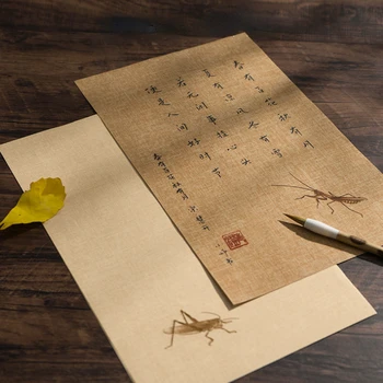 Batikos Xuan Popieriaus Blanko Mažas Reguliariai Scenarijus Kaligrafija Pusė Prinokusių Ryžių Popieriaus Įdomus Maža Ranka Piešimo Papel Arroz